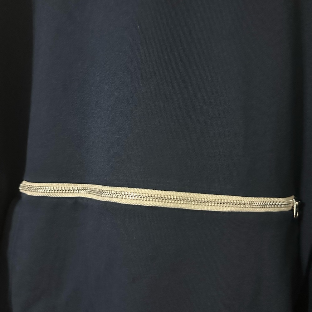 Nike Dri-FIT Navy hoodie w/zipper pocket size 4XL - Picture 3 of 7